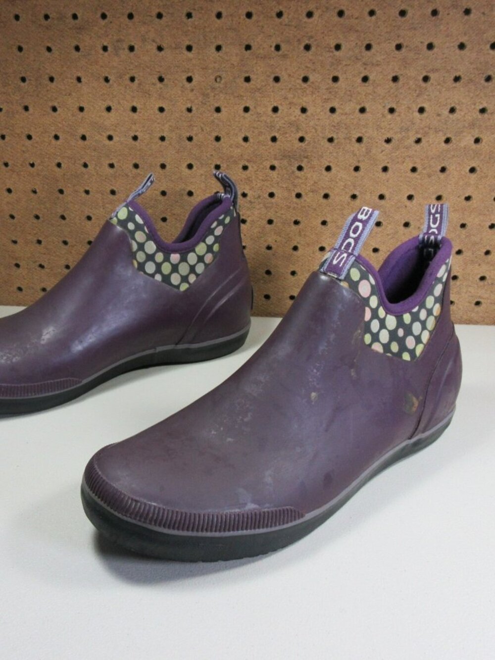 BOGS womens purple Mattie Dots insulated Waterproof WP snow rain boots 11 M